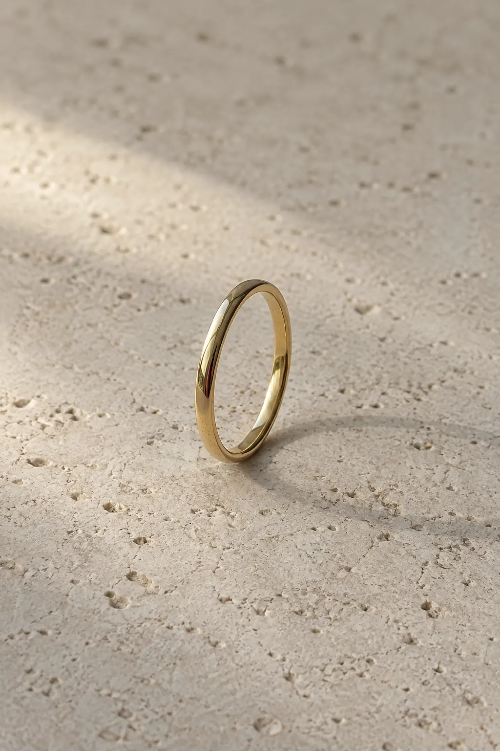 The Ada band standing on pale limestone.